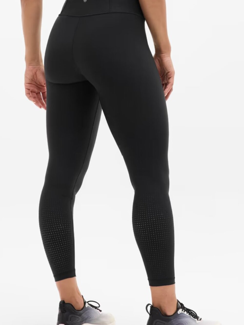 Athleta high rise leggings black L